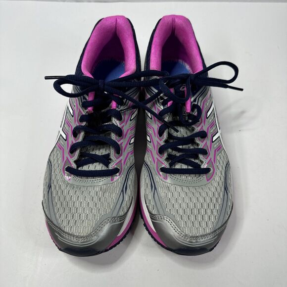 ASICS GT 2000 5 Running Shoes Silver / Pink Women's Size 9M(B) Sneaker T757N - Picture 1 of 6